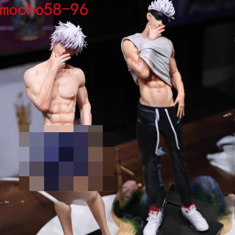 NEW Anime Jujutsu Kaisen Gojo Satoru Pink 1/6 5T5 Dual Model Resin Statue Figure