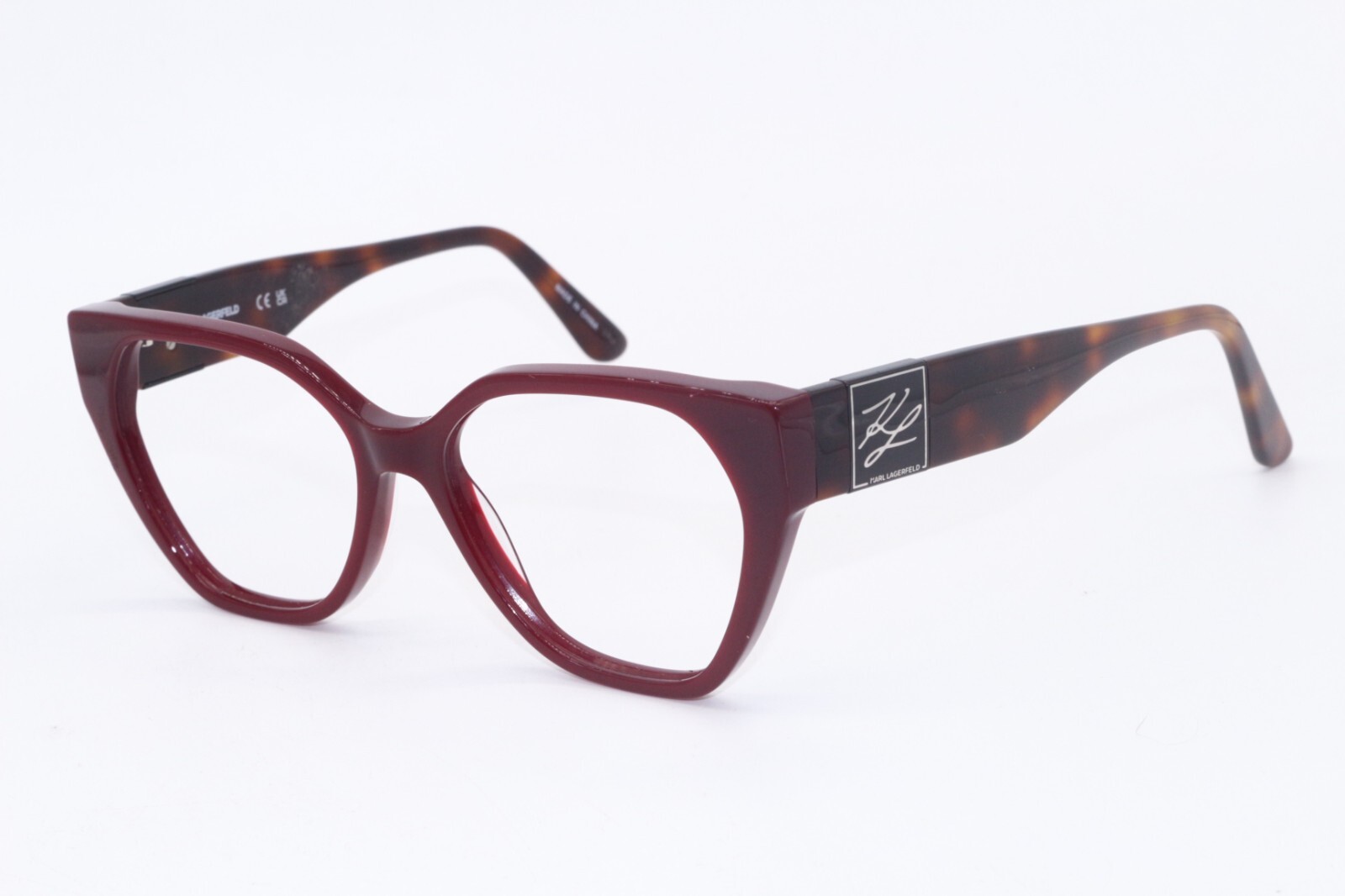 NEW KARL LAGERFELD KL6053 604 BURGUNDY AUTHENTIC DESIGNER EYEGLASSES 54-16