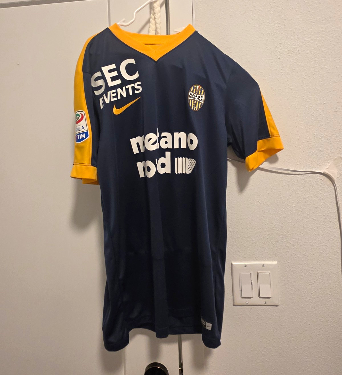 Nike Italy Serie A Hellas Verona Seung woo Lee Jersey Men’s M Korean National Nike Italy Serie A Hellas Verona Seung woo Lee Jersey Men’s M Korean National