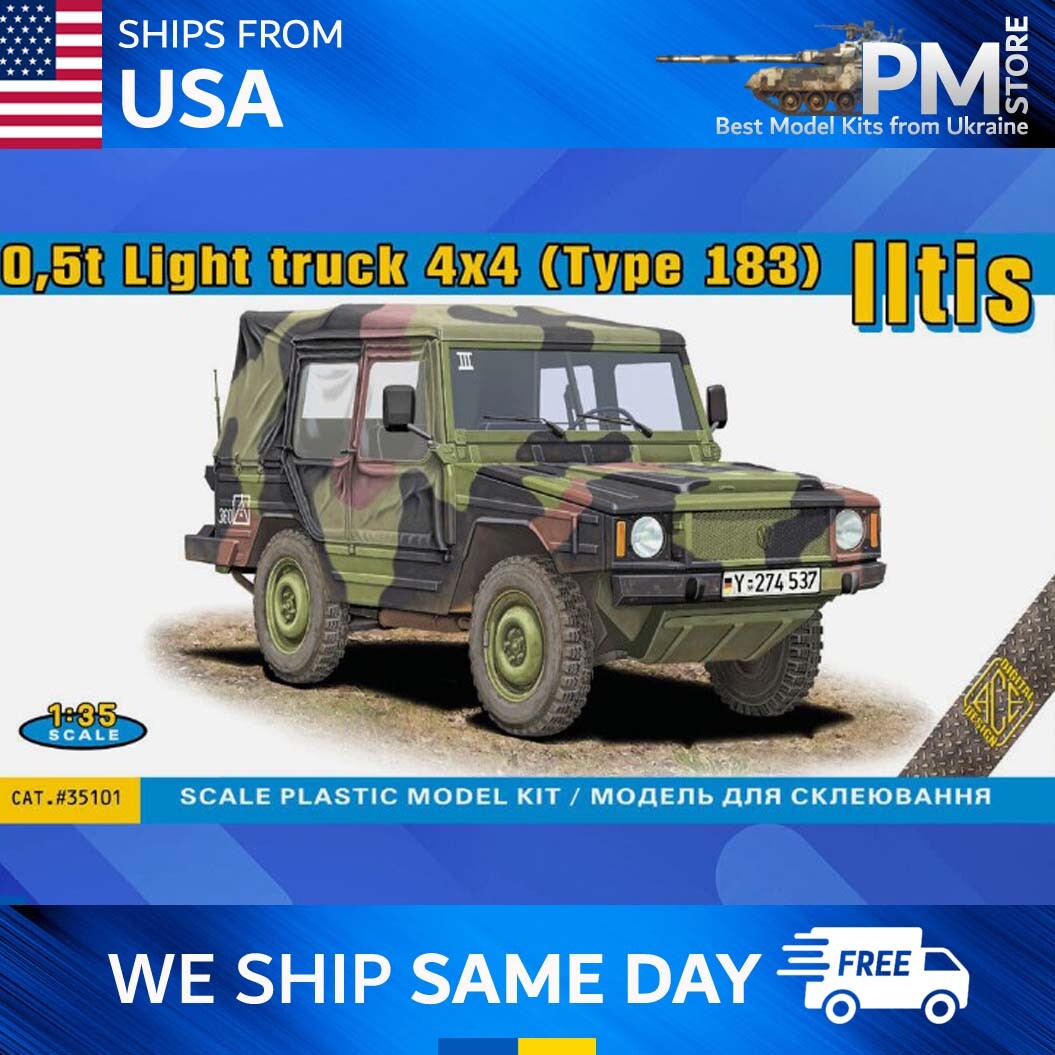 ACE 35101 Model: 0,5t Light truck 4x4 Iltis Volkswagen German military 1/35