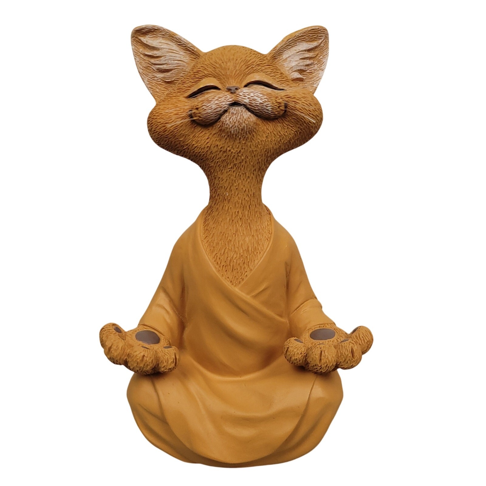 Whimsical Buddha Cat Figurine 5\