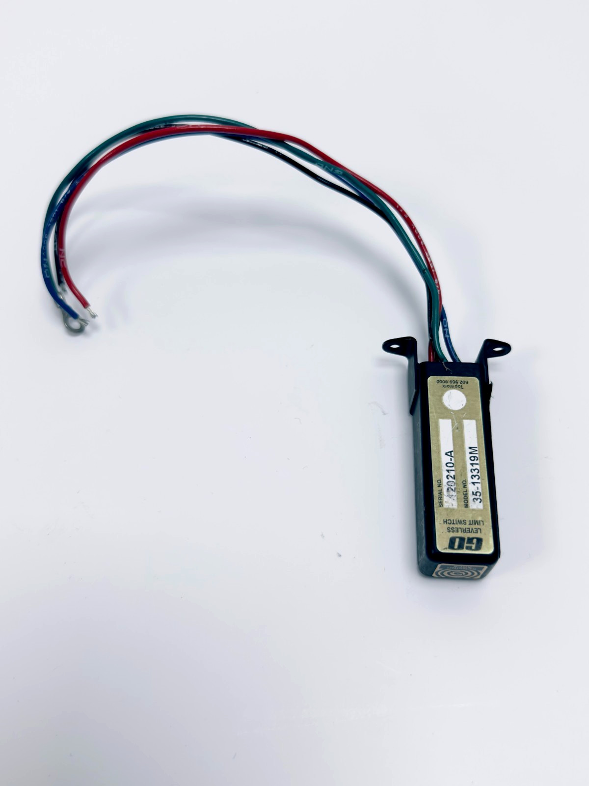 TopWorx GO Switch 35-13319M Leverless Magnetic Limit Switch SPDT 4A/120VAC 3/ 24 TopWorx GO Switch 35-13319M Leverless Magnetic Limit Switch SPDT 4A/120VAC 3/ 24