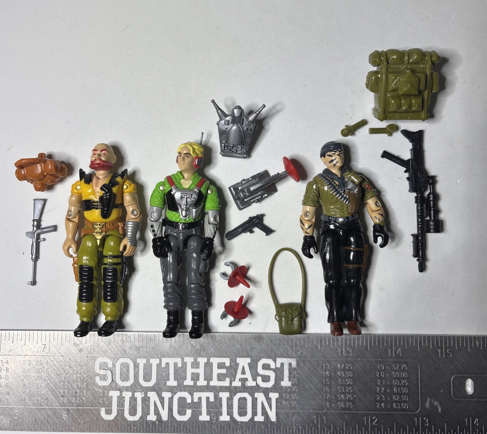 VTG GI Joe Lot COMPLETE Figures w ALL ORIGINAL Accessories 1980s Hasbro 3.75” VTG GI Joe Lot COMPLETE Figures w ALL ORIGINAL Accessories 1980s Hasbro 3.75”
