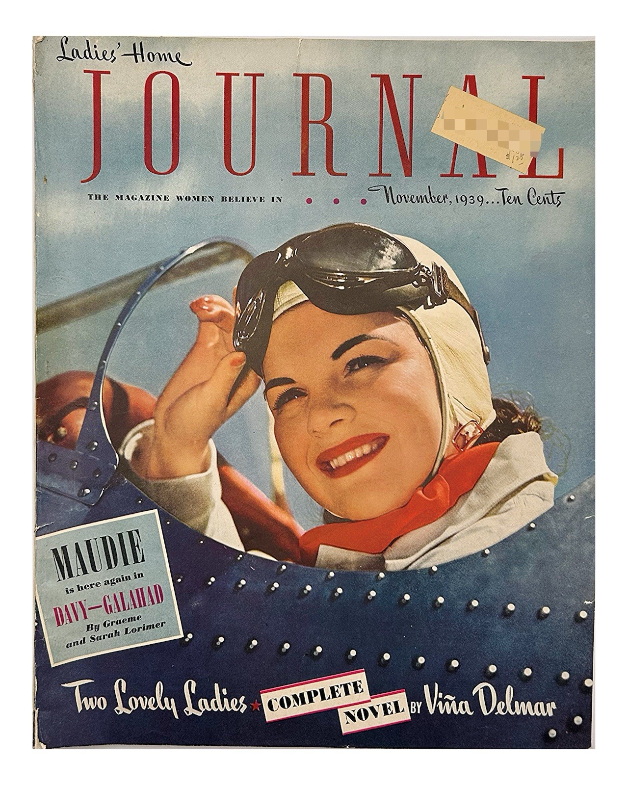 LADIES HOME JOURNAL December 1939 Vintage Womens Magazine