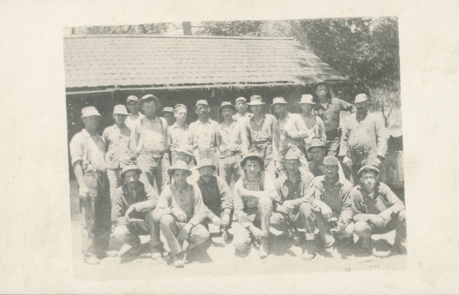 Gold Miner\'s Group Photo RPPC Rising Hope Mine EL DORADO COUNTY, California Gold Miner\'s Group Photo RPPC Rising Hope Mine EL DORADO COUNTY, California