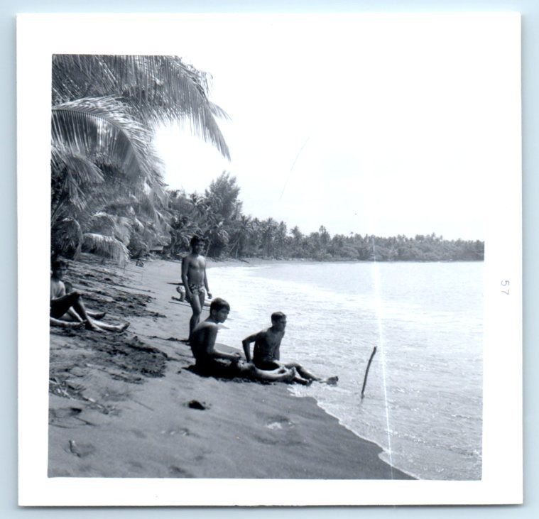 Real Photo view 2'x2' - TAHITI January 1957 Real Photo view 2'x2' - TAHITI January 1957