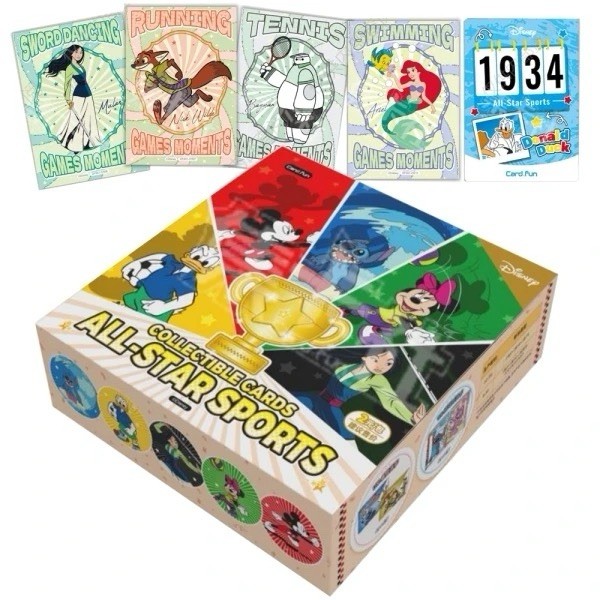 Disney All-Star Trading Card 20 Pack Sealed Booster Box Cardfun new Disney All-Star Trading Card 20 Pack Sealed Booster Box Cardfun new