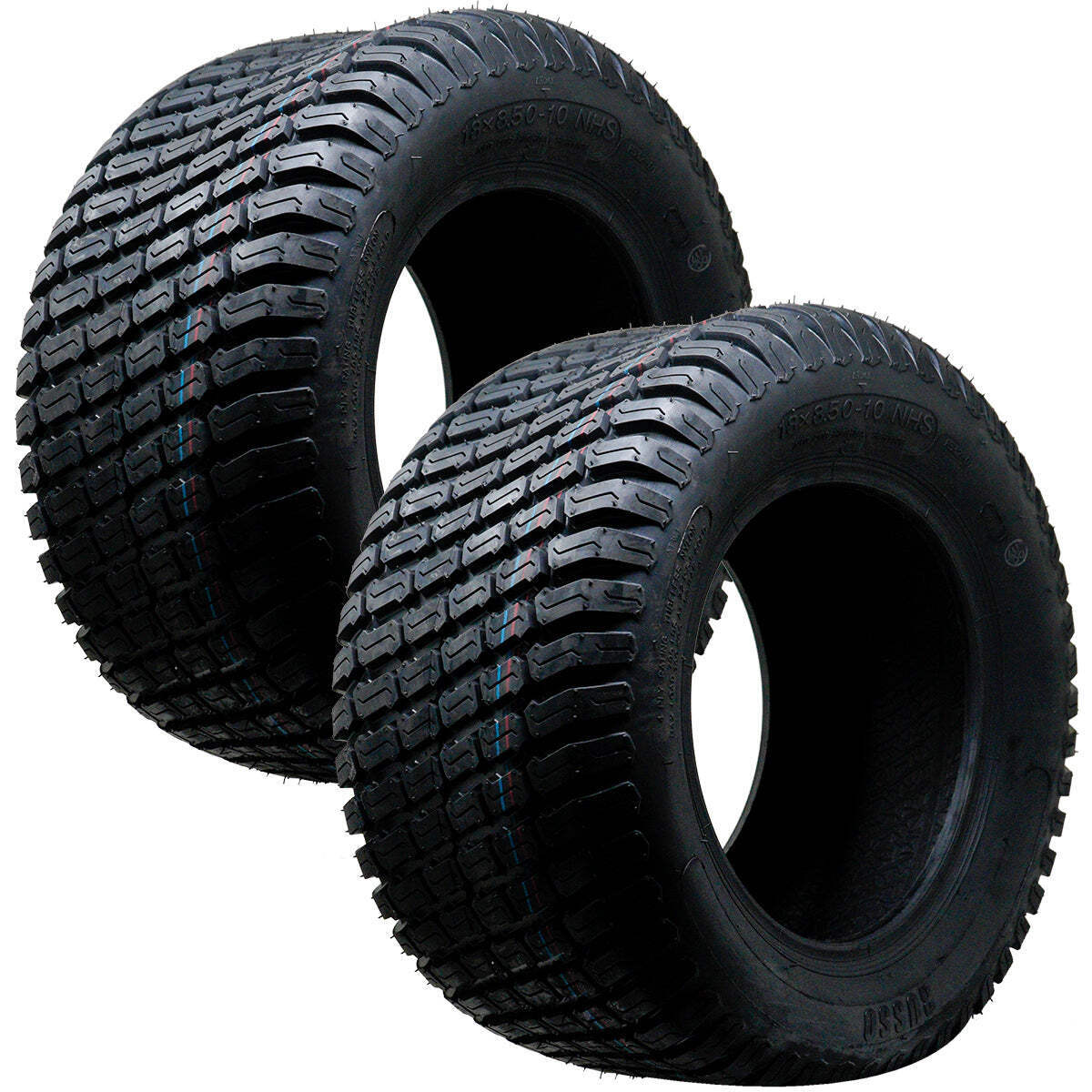 2PK 18x8.50x10 18x8.50-10 18x8.5-10 18x8.5x10 Tractor Mower Tires 4PLY P332