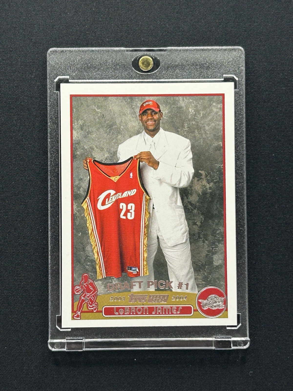 2003-04 Topps LeBron James Rookie Draft Pick #221 Cleveland Cavaliers MINT CLEAN