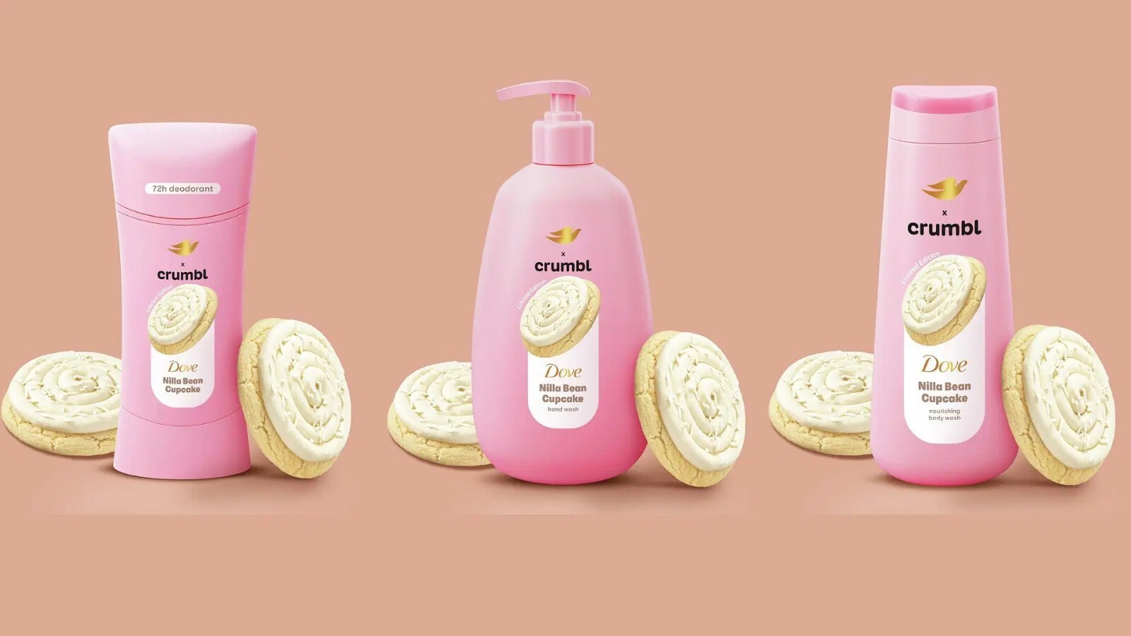 NEW Dove x Crumbl Nilla Bean Cupcake Collection - NEW Dove x Crumbl Nilla Bean Cupcake Collection -