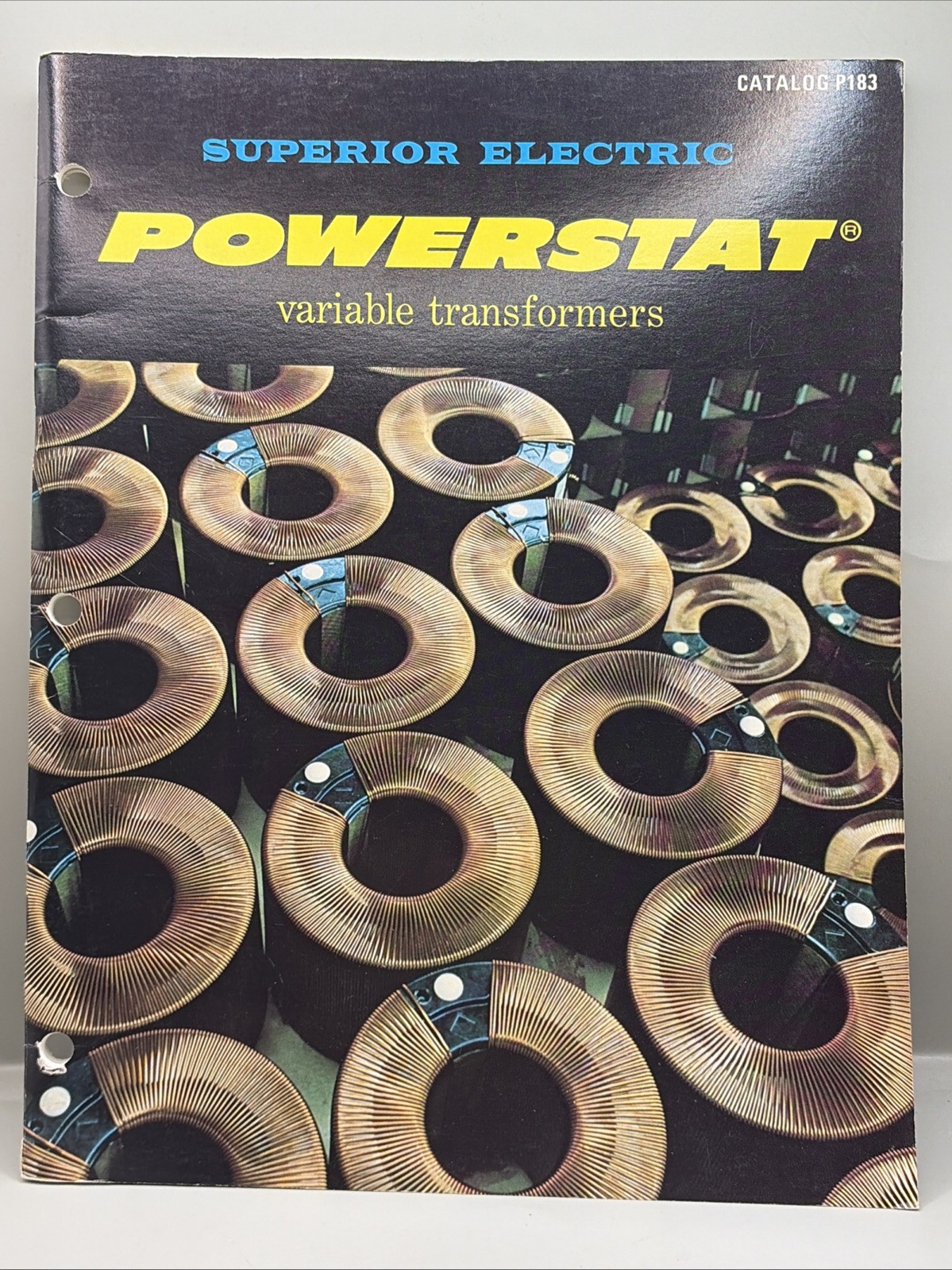Vintage Superior Electric Powerstat 1983 Variable Transformers Catalog P183