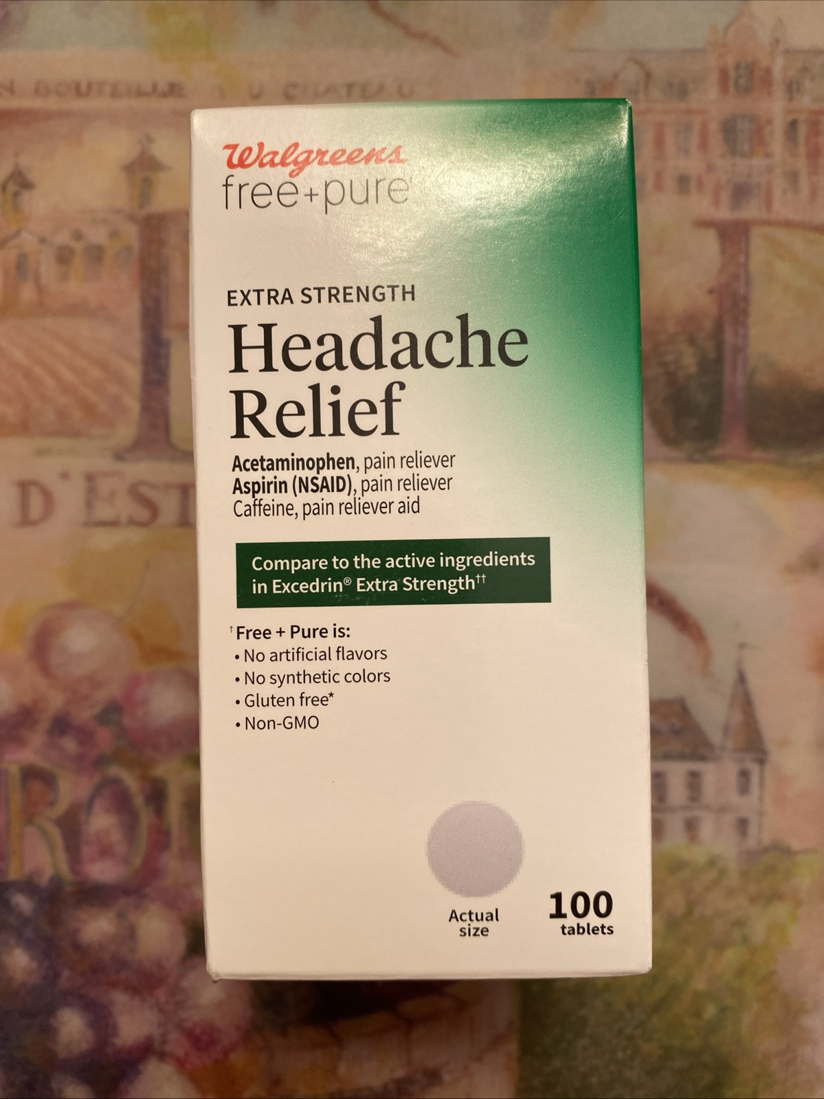 Walgreens Extra Strength Headache Relief 100 Tablets~Expires 03/2027+ Walgreens Extra Strength Headache Relief 100 Tablets~Expires 03/2027+