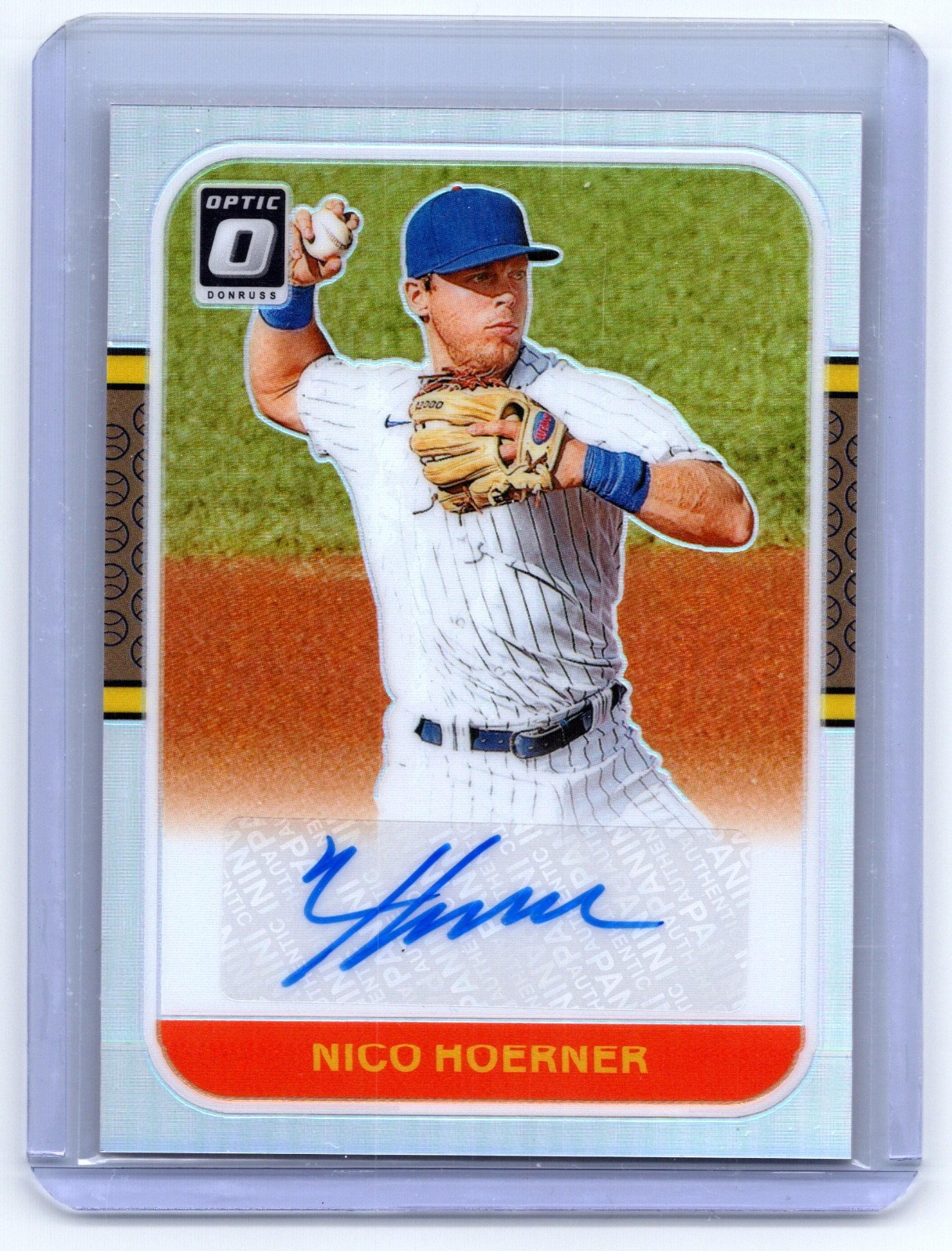 Nico Hoerner 2021 PANINI OPTIC RETRO \'87 SIGNATURES AUTO #RS87-NH CUBS