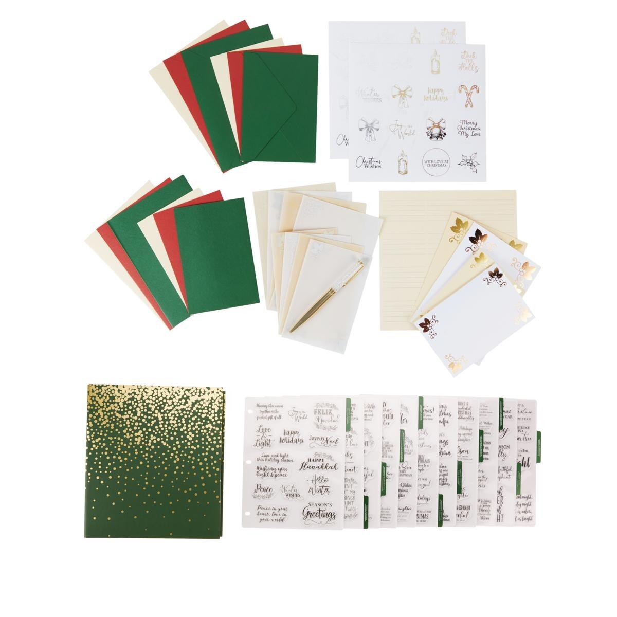 New Crafter\'s Companion Christmas Verse Stamp and Card Bundle 769354
