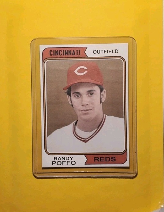 Tribute Card Rookie RANDY POFFO baseball card Tribute Card Rookie RANDY POFFO baseball card