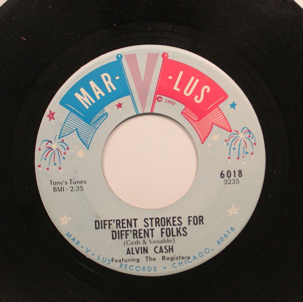 Funk 45 Alvin Cash - Diff'Rent Strokes For Diff'Rent Folks / The Charge On Mar-L