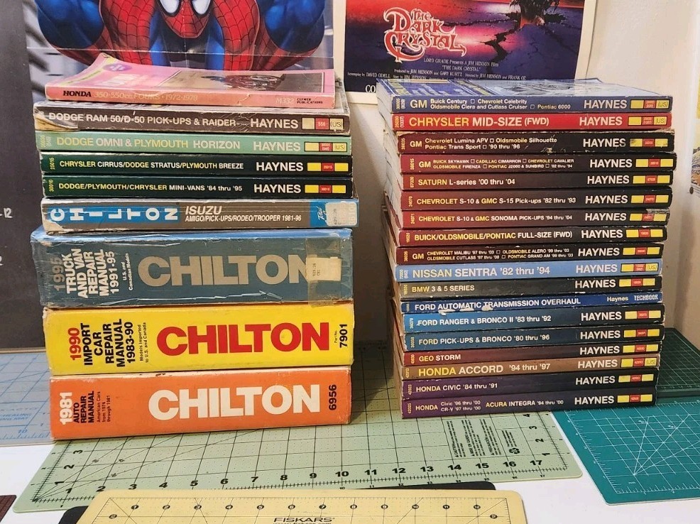 Haynes Chilton Clymer Repair Manual Job Lot of 27 Motorcycle Transmission Trucks