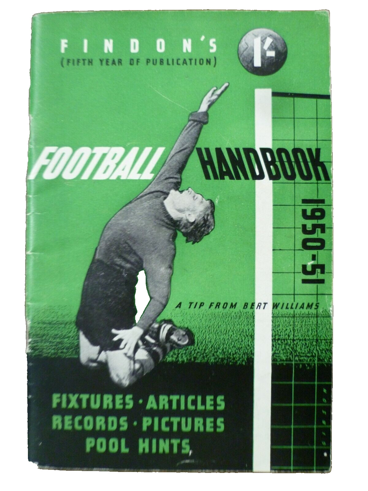 1950/51 Findon\'s Football Handbook By Matty Watson