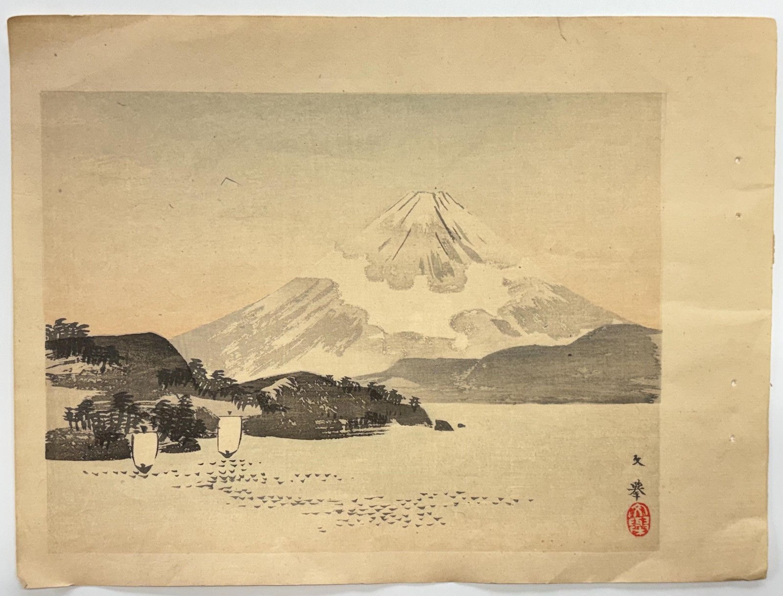 1908,  Japanese Woodblock print,  Nomura Bunkyo, \