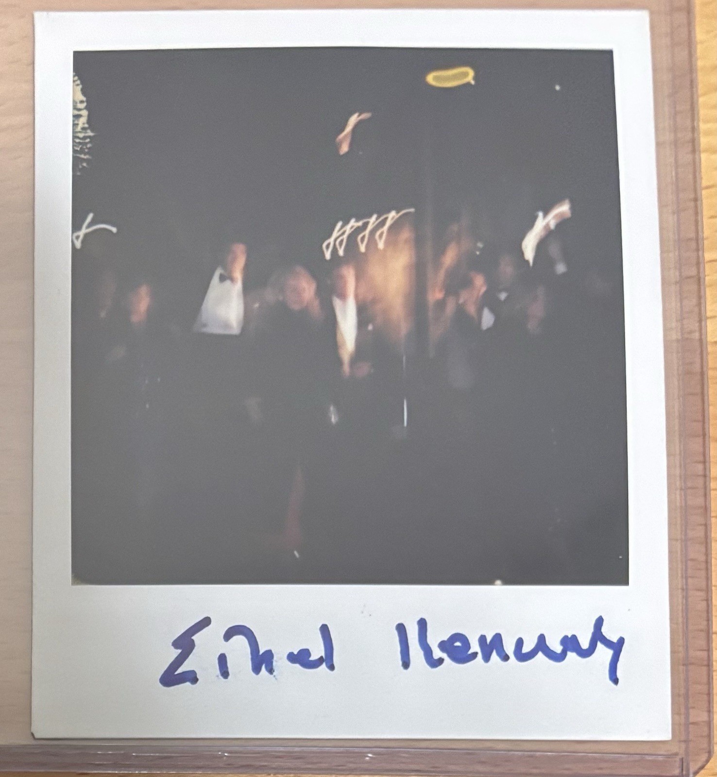 Ethel Kennedy Signed Polaroid Photograph Leaf 2025