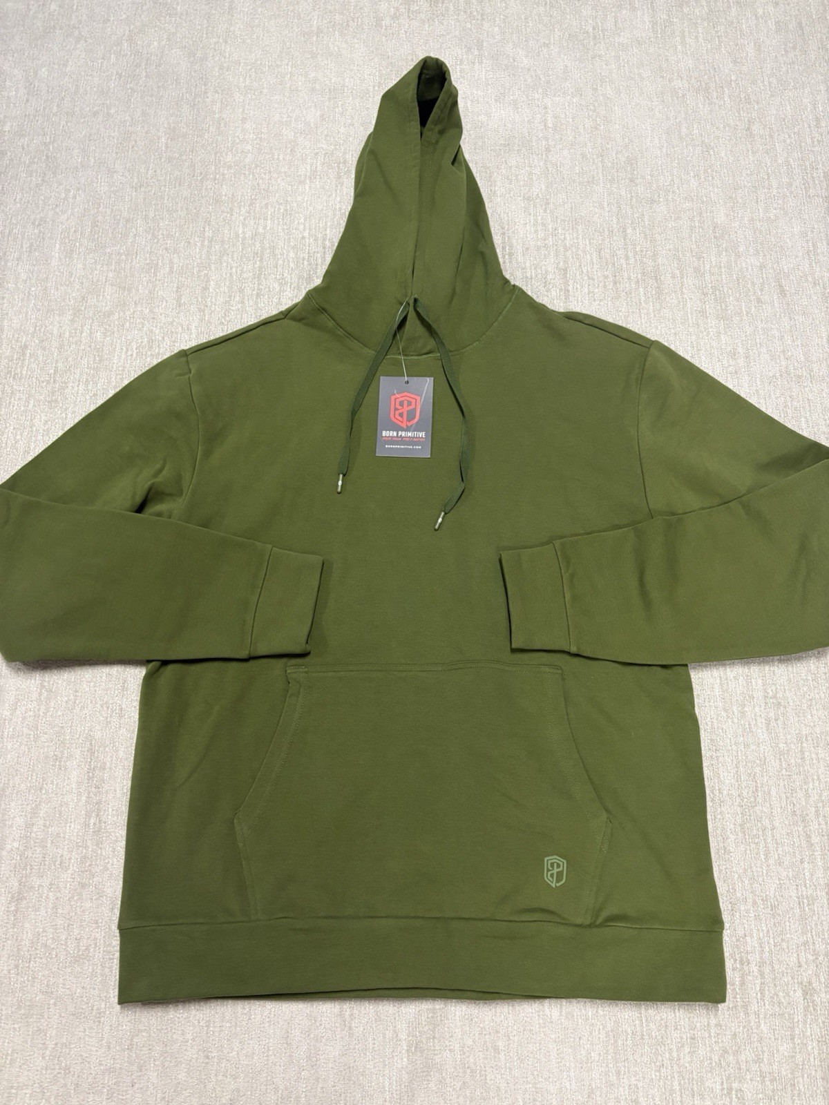 NEW Born Primitive Unmatched Hoodie Military Green Mens XL Classic NWT $70