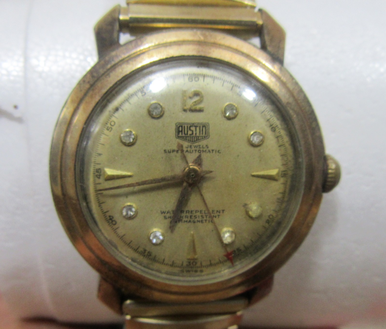 Vintage Austin Superautomatic watch 17 jewel GF Case Vintage Austin Superautomatic watch 17 jewel GF Case