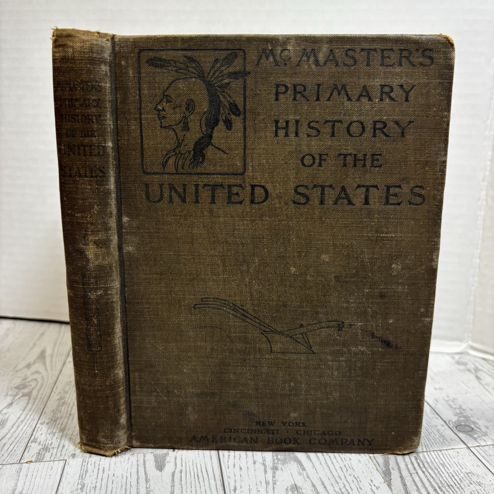 Antique 1901 McMaster’s Primary History of the United States School Book