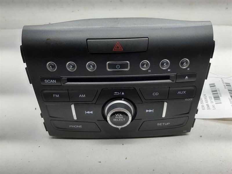 2012 2013 2014 Honda CRV Audio  Radio Receiver Am-fm-cd 6 Speaker EX OEM 12-14