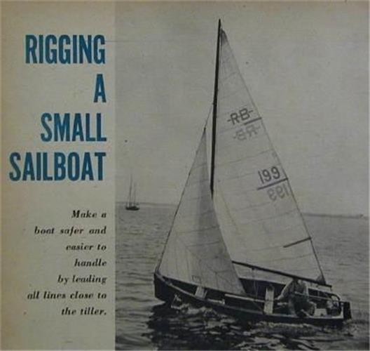 Rigging a Small Sailboat How-To Info PLANS Jib Mainsail