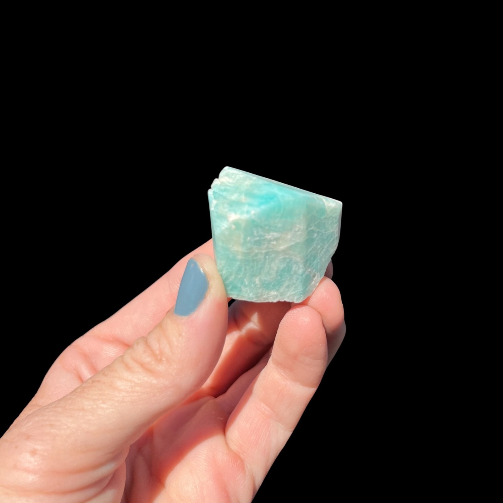 Natural Colorado Amazonite Specimen- Raw Healing Specimen 1oz (OBX146)