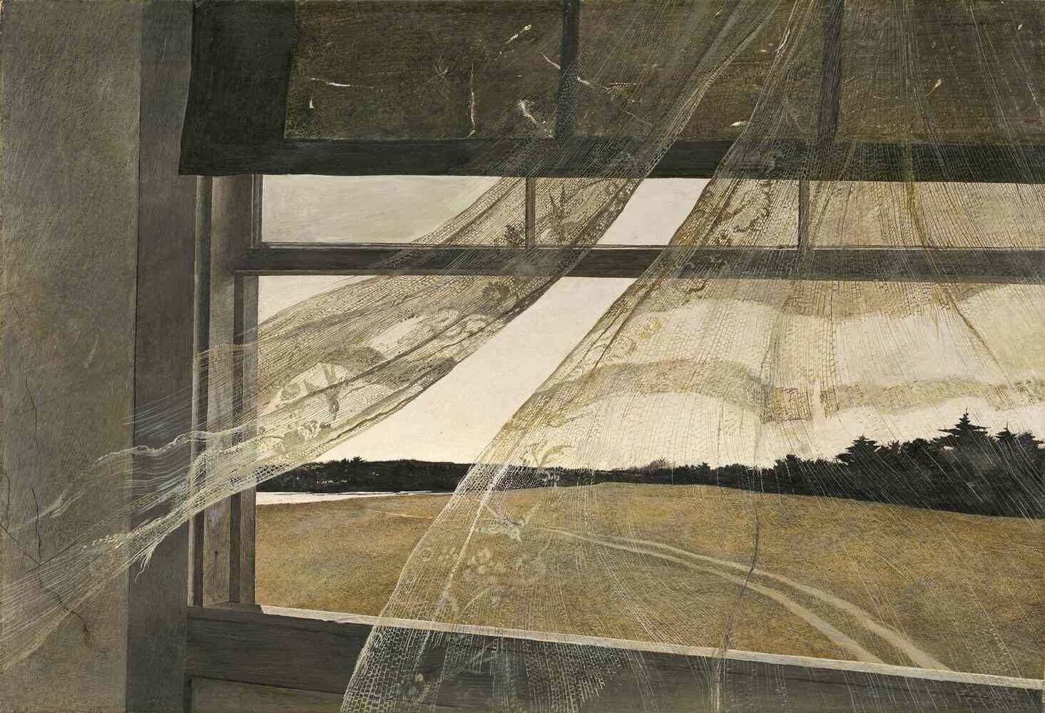 Andrew Wyeth - Wind from the Sea 1947 Giclée Art Print