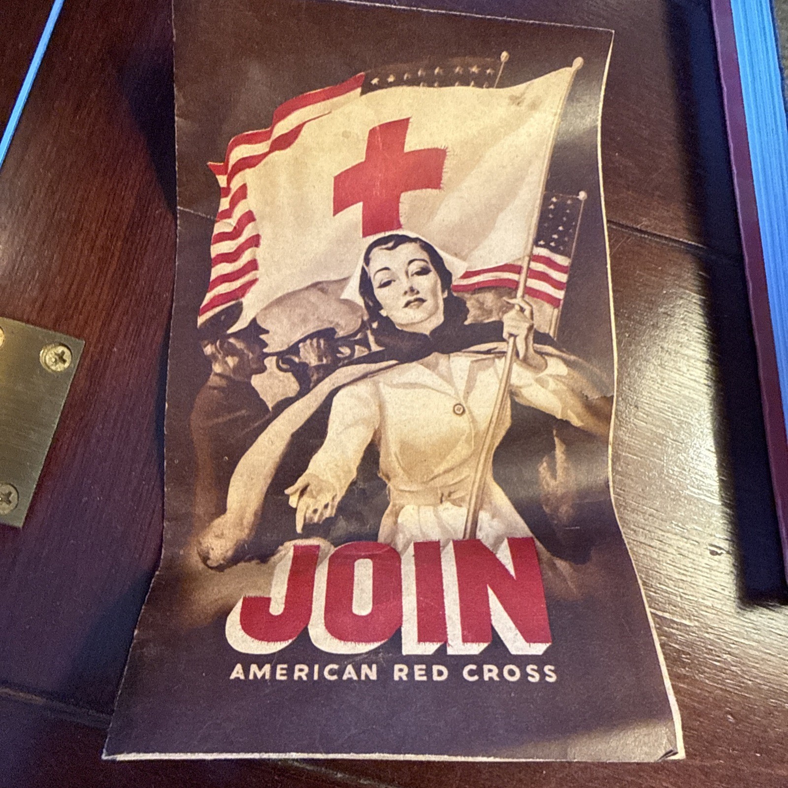 Join American Red Cross WWII Pamphlet Foldout Military Booklet 1941 