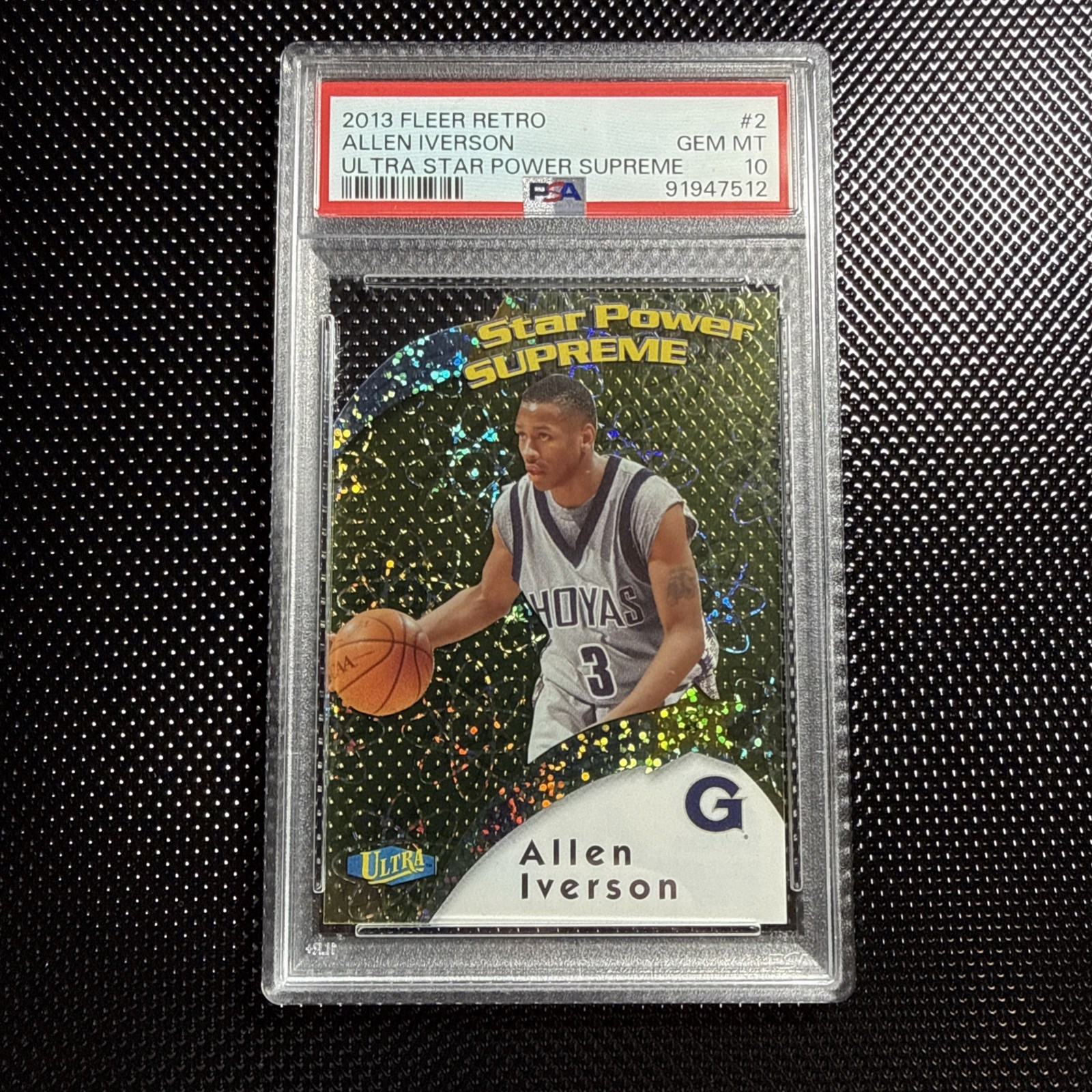 2013 Fleer Retro Allen Iverson Star Power Supreme #2 PSA 10  GEM MINT SSP GRAIL 