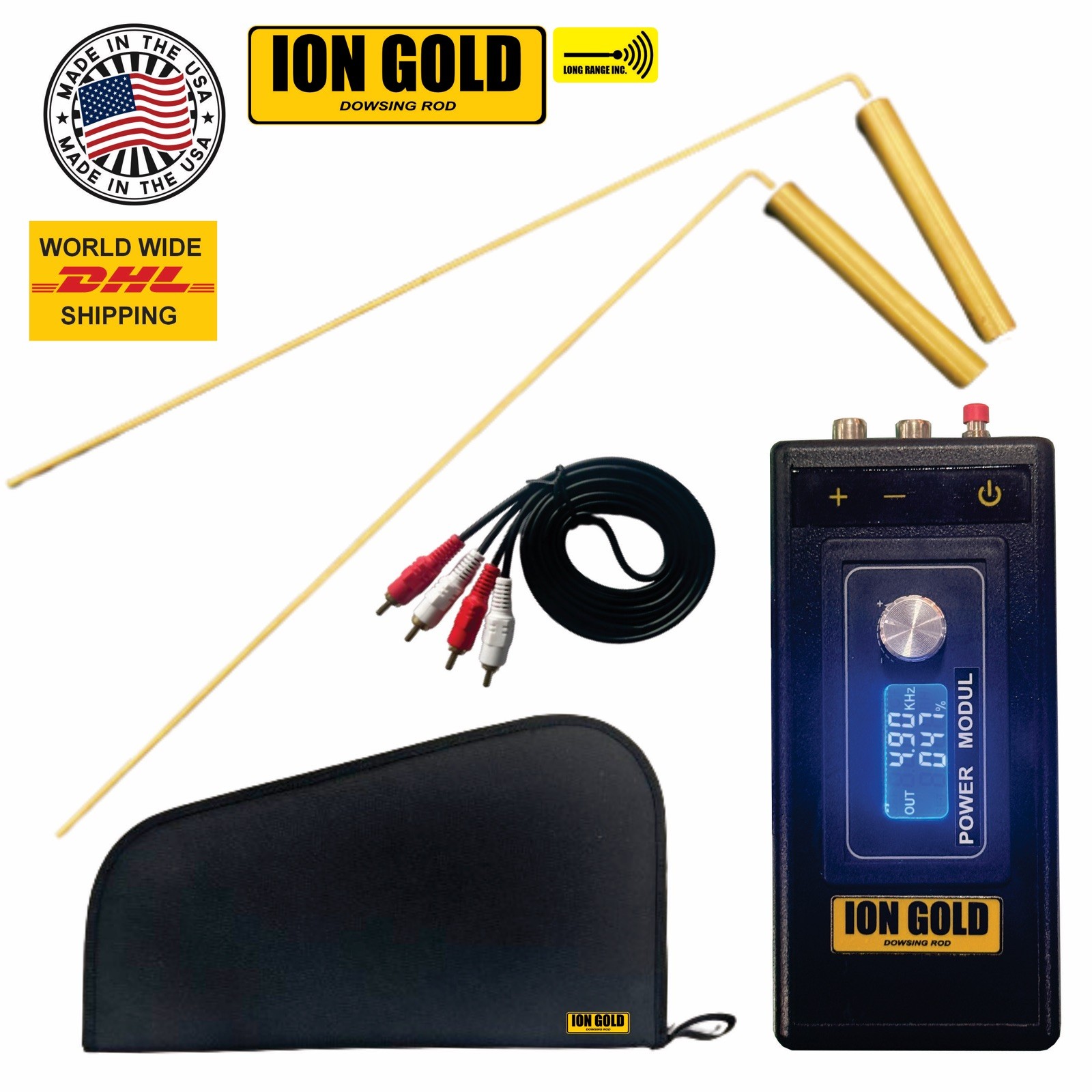 Long Range Metal Detector Gold Silver  1000ft Nuggets Dowsing Rod Treasure USA