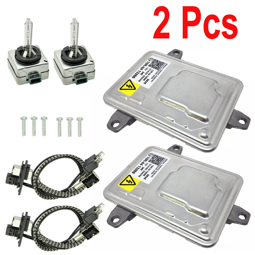 2* HID Xenon Headlight Ballast+Bulb For 2013-2017 Cadillac XTS 3.6L 130732931515