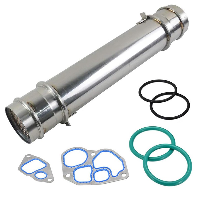 Silver Oil Cooler Kit 1815904C2 for 1994-03 Navistar DT466 DT466E DT530 DT530E