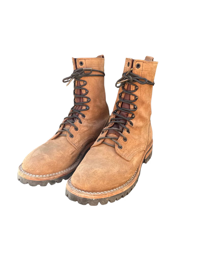 Nick\'s Boots MTO 10.5 F HNW Predator Natural Roughout Nick\'s Boots MTO 10.5 F HNW Predator Natural Roughout