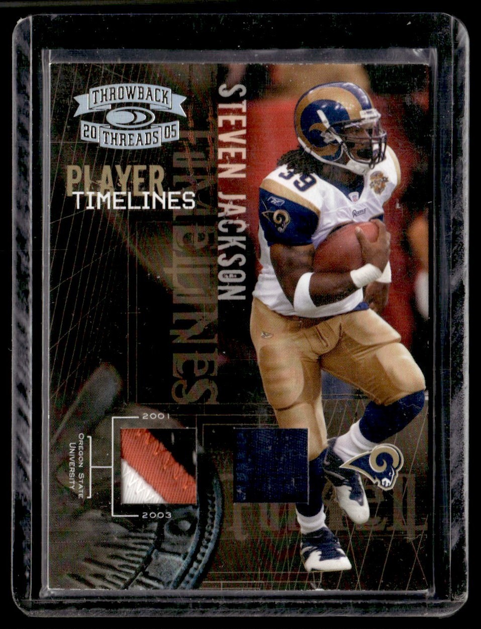 2005 Donruss Throwback Threads Player Timelines Dual Material Prime Steven 2005 Donruss Throwback Threads Player Timelines Dual Material Prime Steven
