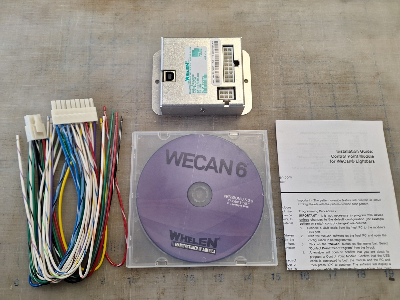 NEW Whelen WCCP Control Point For Light Bars - Controller WeCan - 01-046E868-00 NEW Whelen WCCP Control Point For Light Bars - Controller WeCan - 01-046E868-00