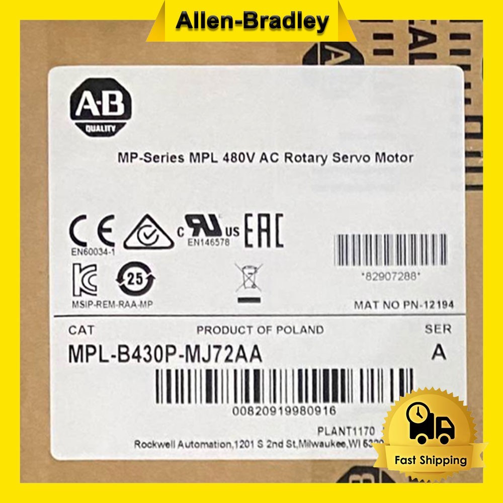 1PC AB MPL-B430P-MJ72AA New In Box Servo Motor AB 