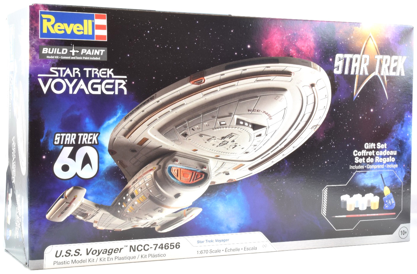 Revell Star Trek : Voyager U.S.S. Voyager NCC-74656 Gift Set 1/670 Model 13604