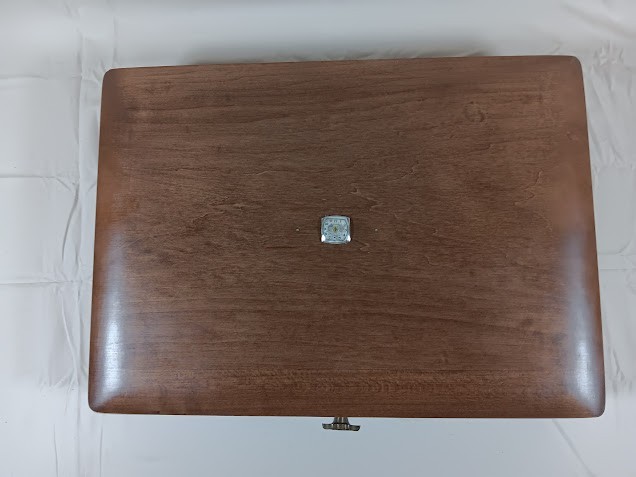 Vintage 6 Slot Watch Storage Box With Helbros Watch Face Vintage 6 Slot Watch Storage Box With Helbros Watch Face