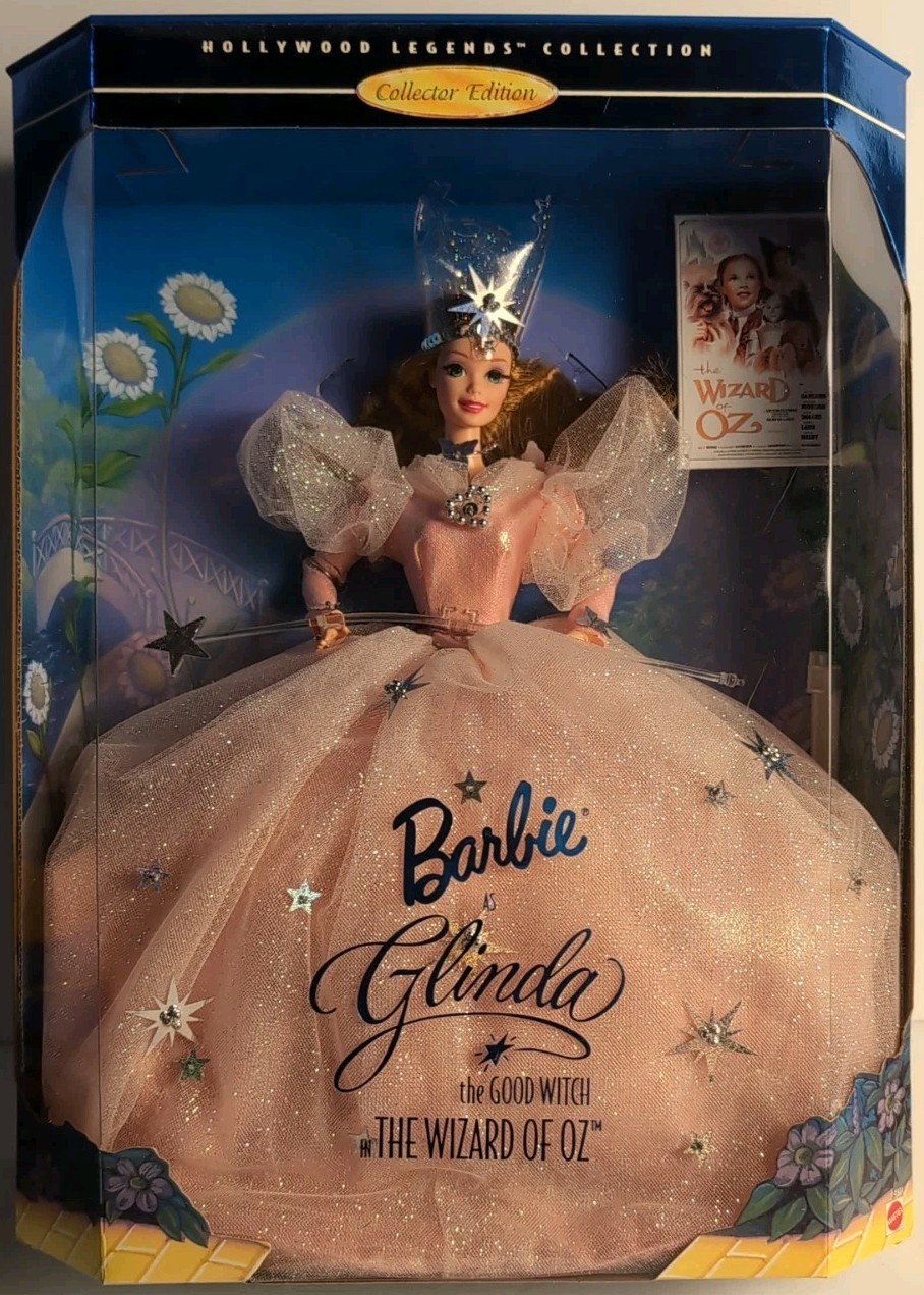 BARBIE AS GLINDA THE GOOD WITCH IN THE WIZARD OF OZ HOLLYWOOD LEGENDS #14901-NIB