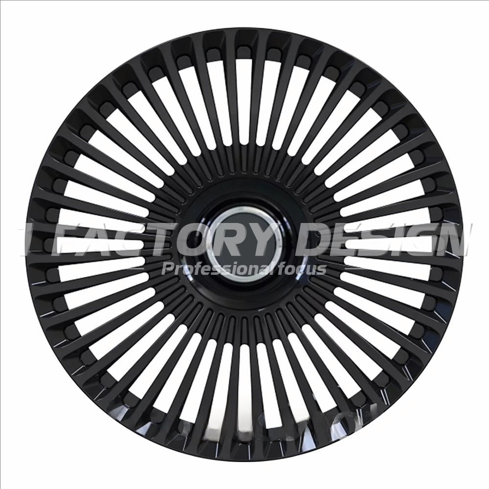 1PC CUSTOM NEW MULT SPOKE GLOSS BLACK FORGED WHEELS RIMS FITS FOR HONGQI E-HS9