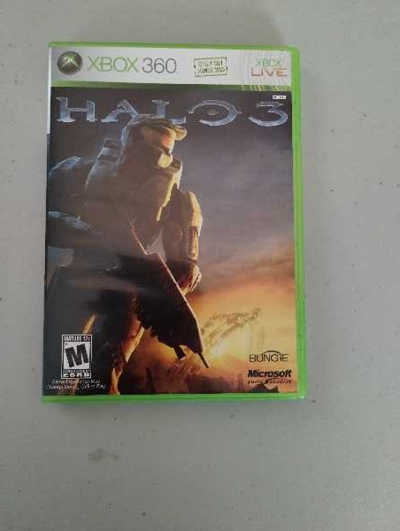 Microsoft Xbox 360 Halo 3 Game Disc Case Rated M