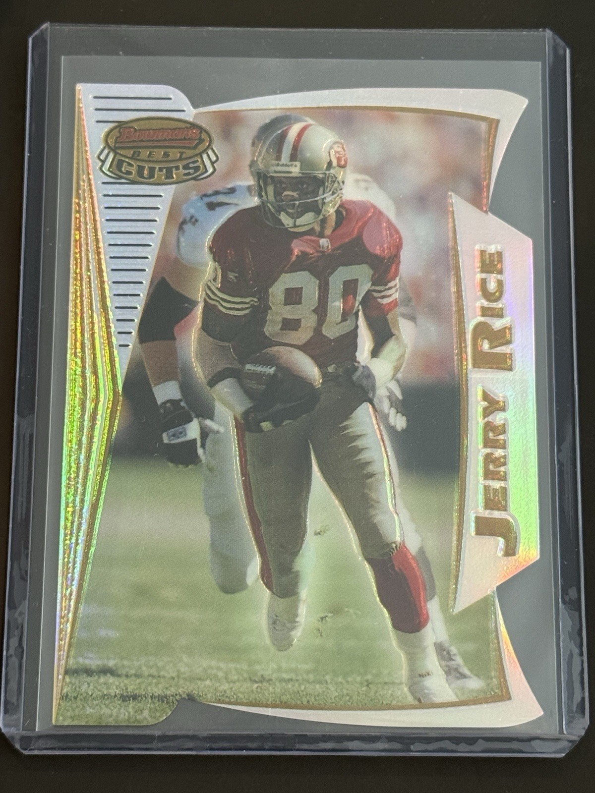 1996 Bowman\'s Best Jerry Rice Cuts Refractor #BC10 49ers