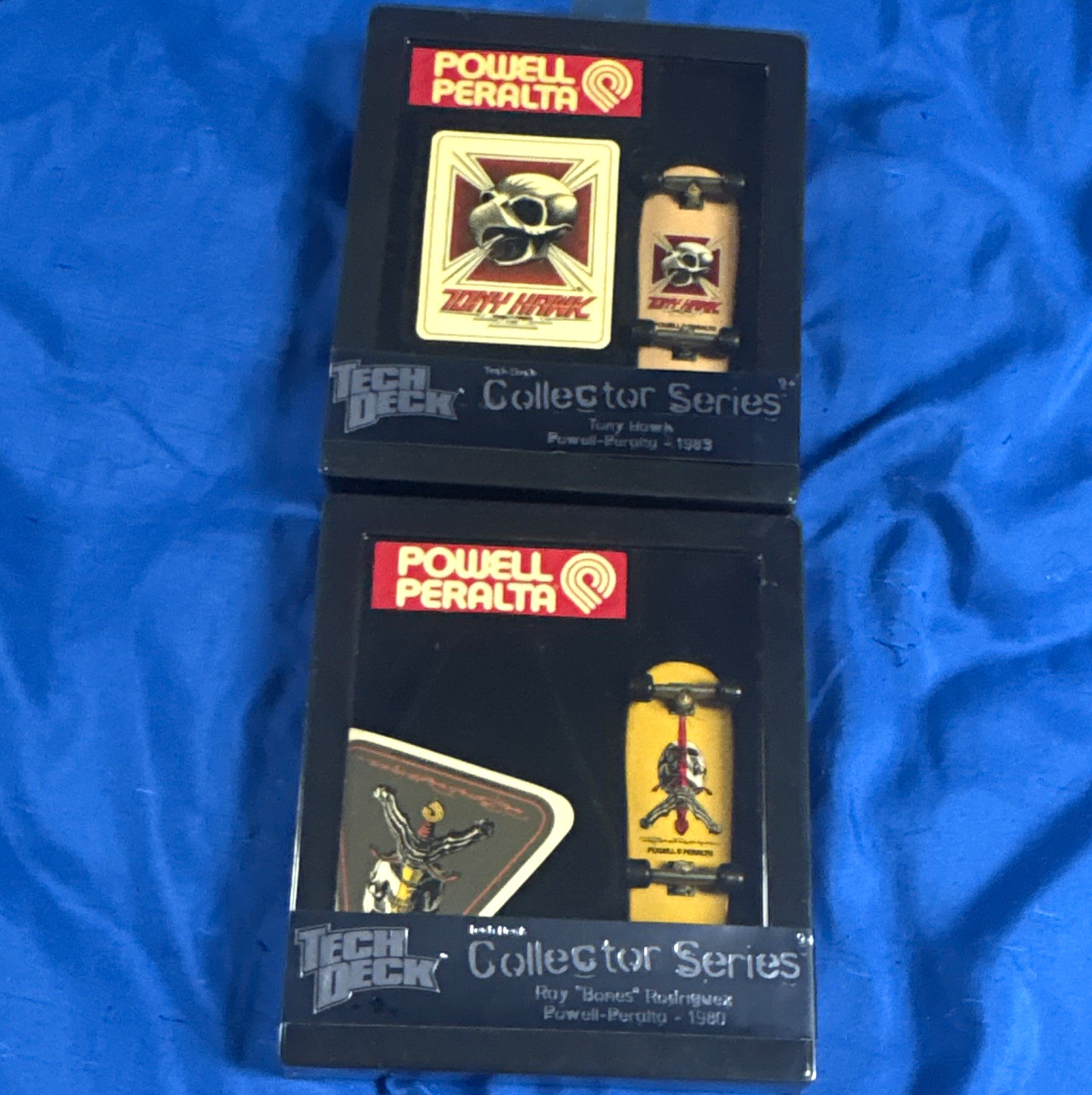 Vintage Tech Deck Collector Series Powell Peralta Tony Hawk 1983 Ray Bones 1980 Vintage Tech Deck Collector Series Powell Peralta Tony Hawk 1983 Ray Bones 1980
