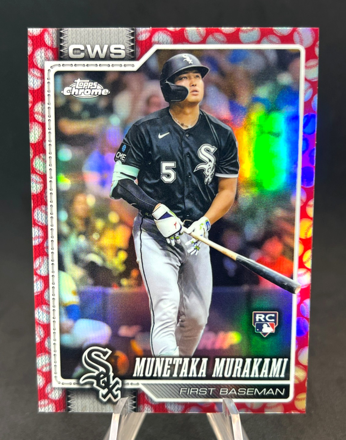 2026 Topps Chrome - Munetaka Murakami (RC) Baseball Seams Refractor #274 