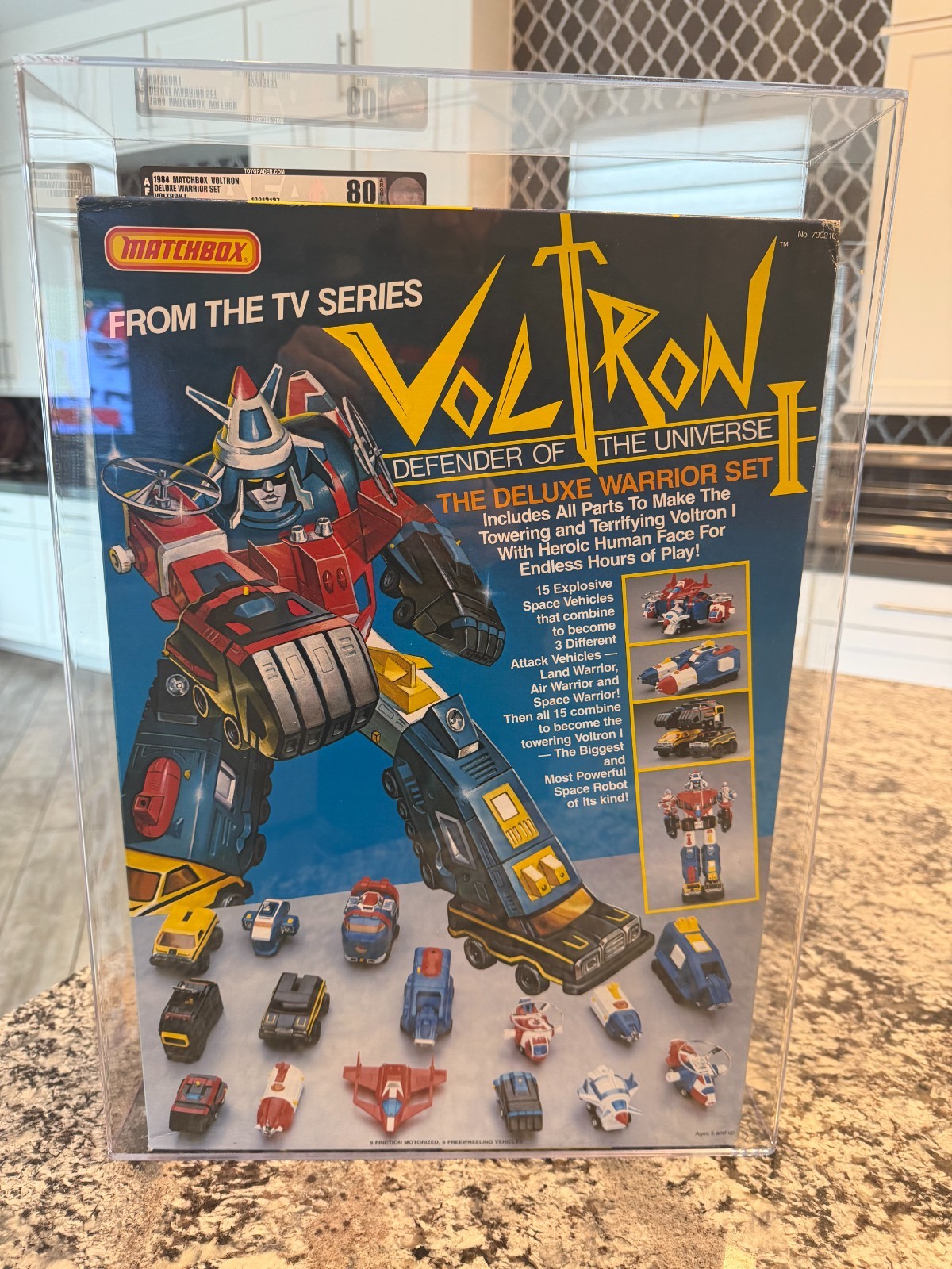 1984 Matchbox Voltron I Deluxe Warrior Set AFA 80 NM Factory Sealed Vintage