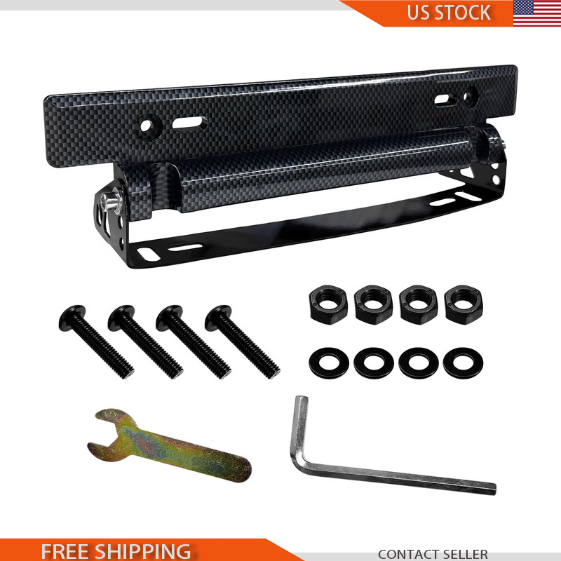 180° Adjustable License Plate Holder Frame Screws